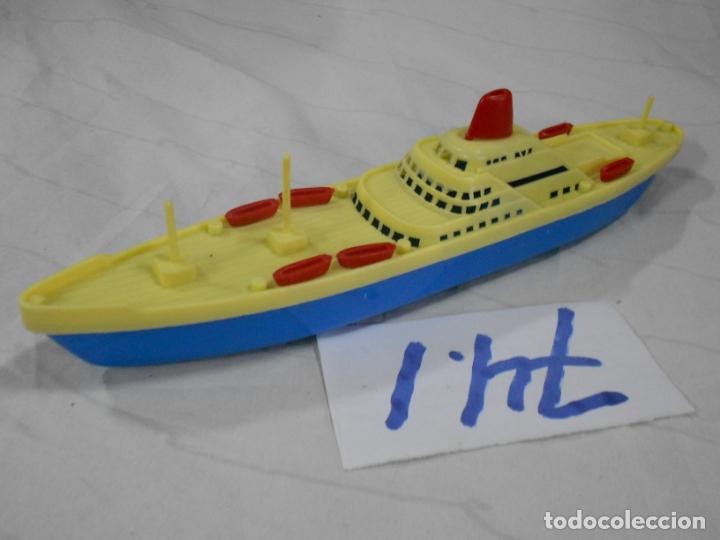 Maquetas: ANTIGUO BARCO PLASTICO TAMA&Ntilde;O +- 12 CM LARGO - Foto 1