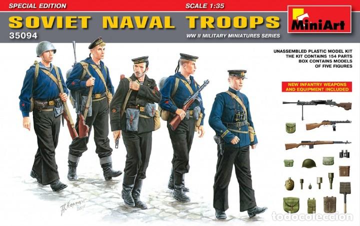 Maquetas: SOVIET NAVAL TROOPS. Special edition. Miniart. 1/35 - Foto 1