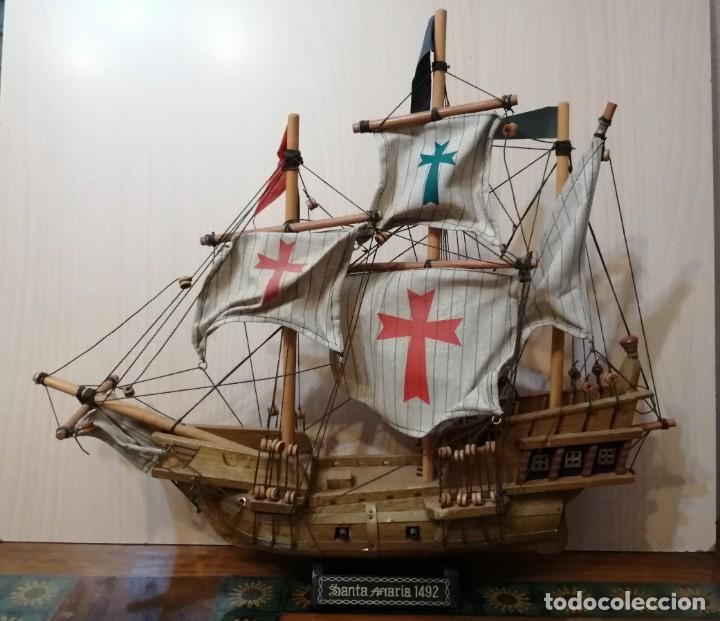 MAQUETA DEL BARCO SANTA MARIA 1492. (Juguetes - Modelismo y Radiocontrol - Maquetas - Barcos)
