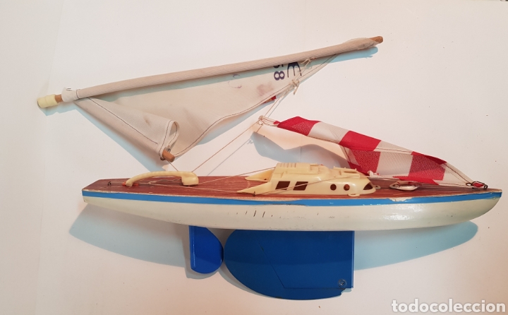 Maquetas: VELERO BALANDRE NAVEGABLE DE 40 CM GINER - Foto 4