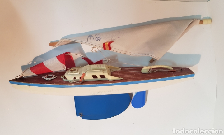 Maquetas: VELERO BALANDRE NAVEGABLE DE 40 CM GINER - Foto 6