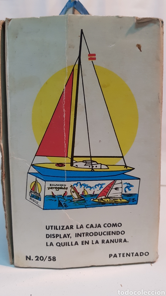 Maquetas: VELERO BALANDRE NAVEGABLE DE 40 CM GINER - Foto 7