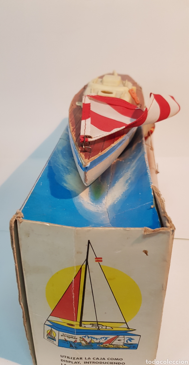 Maquetas: VELERO BALANDRE NAVEGABLE DE 40 CM GINER - Foto 9