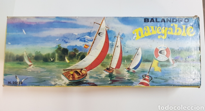 Maquetas: VELERO BALANDRE NAVEGABLE DE 40 CM GINER - Foto 1