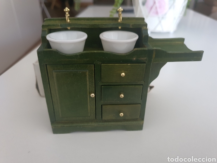 Maquetas: precioso lavabo casa de mu&ntilde;ecas nuevo . - Foto 1