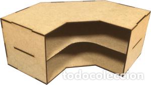 Maquetas: SCALE WAR - MODULO ESTANTE DE ESQUINA ORG001 - Foto 1