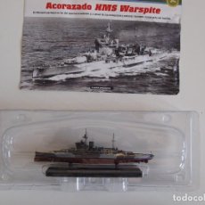 Maquetas: ACORAZADO HMS WARSPITE - ESCALA 1/1.250 - PLANETA DE AGOSTINI - EDITIONS ATLAS COLECTIONS. Lote 242110560