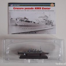 Maquetas: CRUCERO PESADO HMS EXETER - ESCALA 1/1.250 - PLANETA DE AGOSTINI - EDITIONS ATLAS COLECTIONS. Lote 242117300