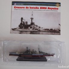 Maquetas: CRUCERO DE BATALLA HMS REPULSE - ESCALA 1/1.250 - PLANETA DE AGOSTINI - EDITIONS ATLAS COLECTIONS. Lote 242118465