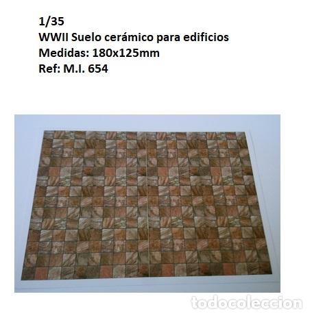 Maquetas: WWII SUELO CERAMICO PARA EDIFICIOS 1/35 ACCESORIOS DIORAMA - Foto 1