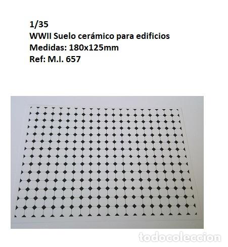 Maquetas: WWII SUELO CERAMICO PARA EDIFICIOS 1/35 ACCESORIOS DIORAMA - Foto 1