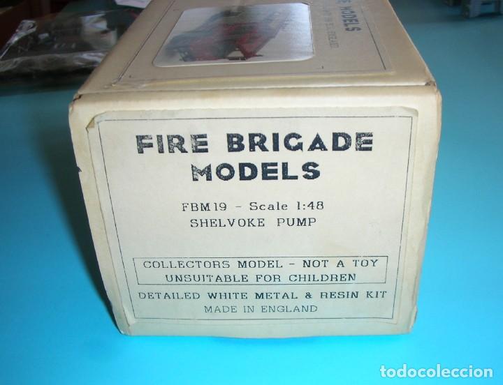 Maquetas: KIT FIRE BRIGADE MODELS ESCALA 1/48 FBM 19 SHELVOKE PUMP LONDON FIRE BRIGADE . KIT PINTADO. NUEVO - Foto 12 - 252656325