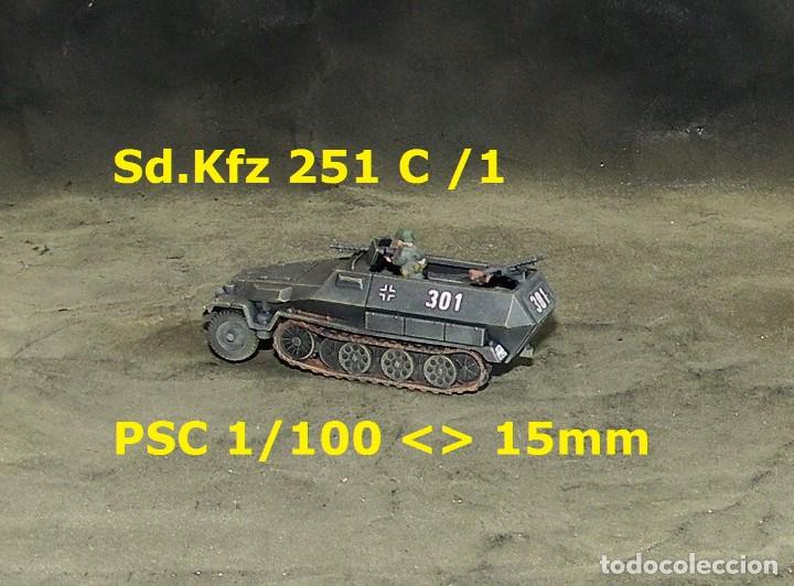 Maquetas: Sdkfz 251 C /1 de PSC 15mm-1/100 - Foto 1