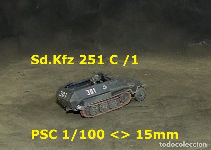 Maquetas: Sdkfz 251 C /1 de PSC 15mm-1/100 - Foto 2