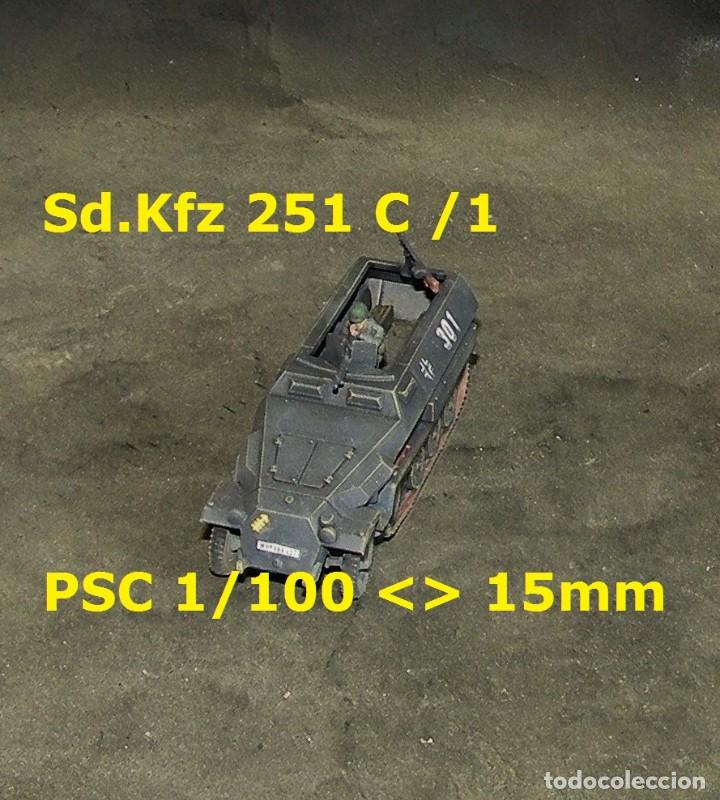Maquetas: Sdkfz 251 C /1 de PSC 15mm-1/100 - Foto 3