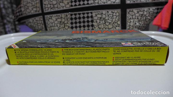 Maquetas: BISMARCK - ESCALA 1/1200 ESCI 415 - Foto 4
