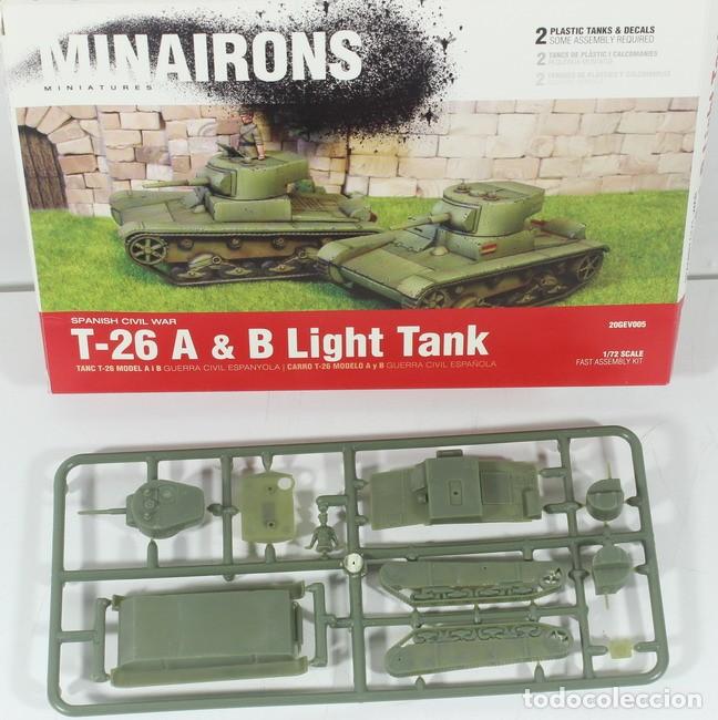 Maquetas: Maqueta carro T-26 A &ndash; T-26 B - OT-130 ref. 20GMV006, 1/72, Minairons, 1 unidad (sin caja)