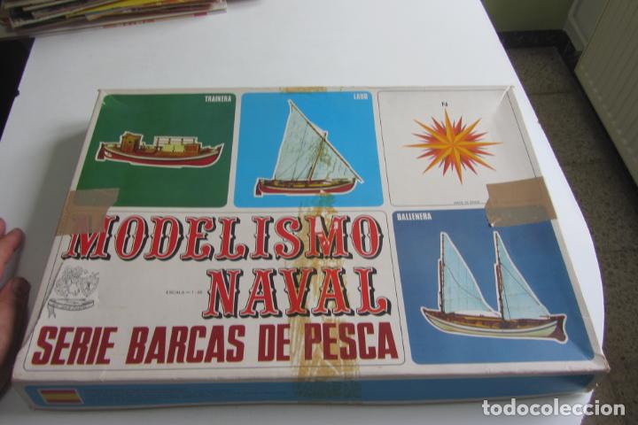 Pack de 3 maquetas Bote de Pesca