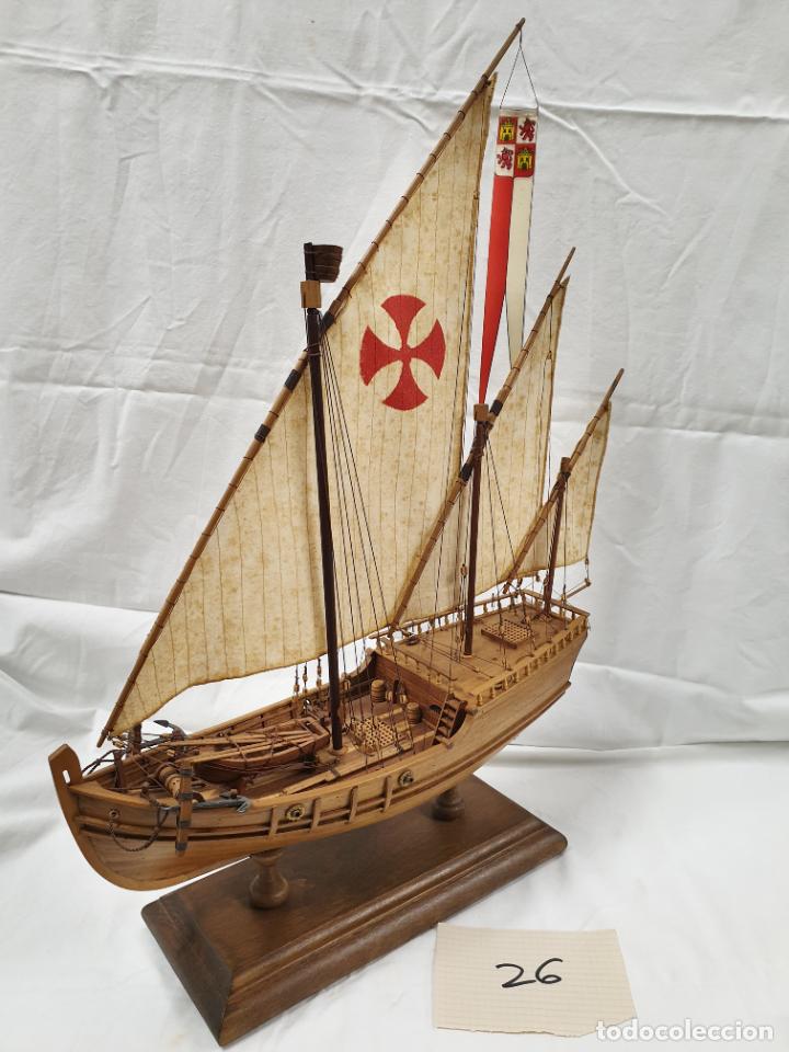 maqueta de barco antiguo. galeón español. talla - Compra venta en  todocoleccion