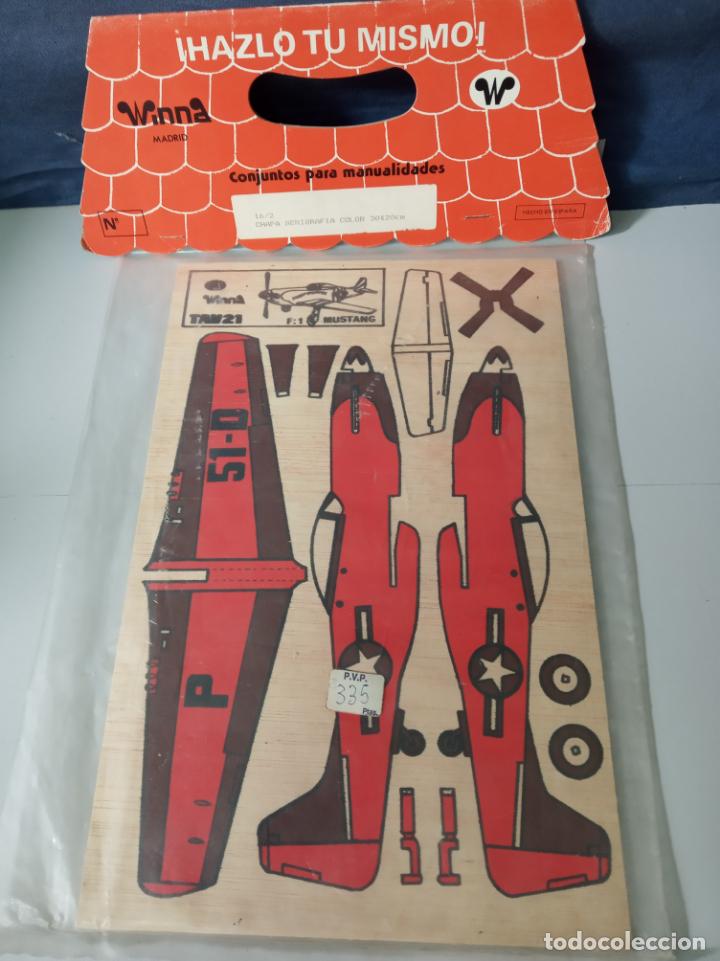 Maquetas: MAQUETA CHAPA MADERA-MARCA WINNA-ELICOPTERO - Foto 1