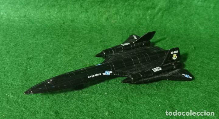 Maquetas: LOTE ANTIGUO AVION DE METAL - SR-71 BLACK BIRD - LONG. 15,5 CMS - Foto 3 - 266328313
