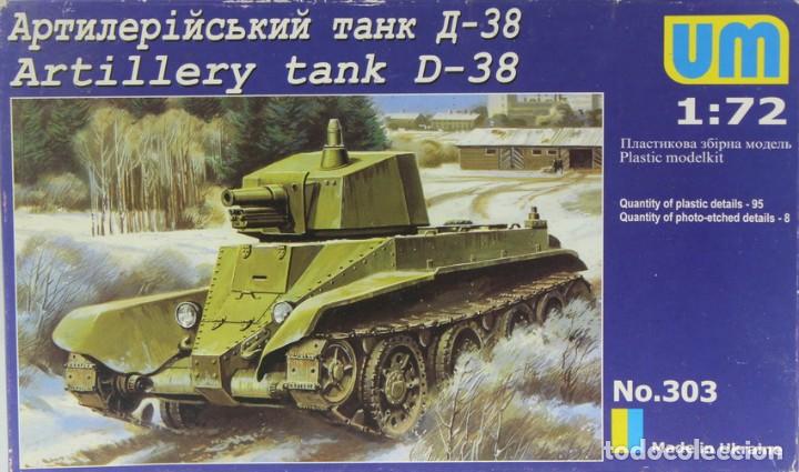 Maquetas: Maqueta carro D-38, ref. 303, 1/72, UM - Foto 1
