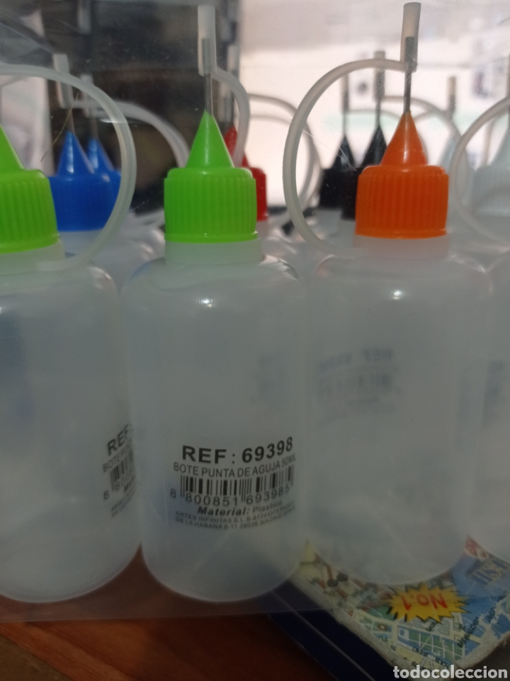 Maquetas: BOTE DE PLASTICO 50ML CON AGUJA - Foto 1