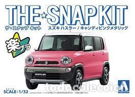 Maquetas: AOSHIMA - SUZUKI HUSTLER CANDY PINK 1/32 1B - Foto 1