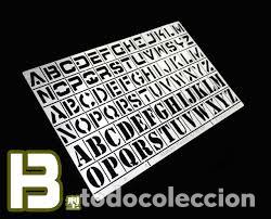 Maquetas: ALEXSEN MODEL - STENCIL DE NUMERALES AJ0043 - Foto 1