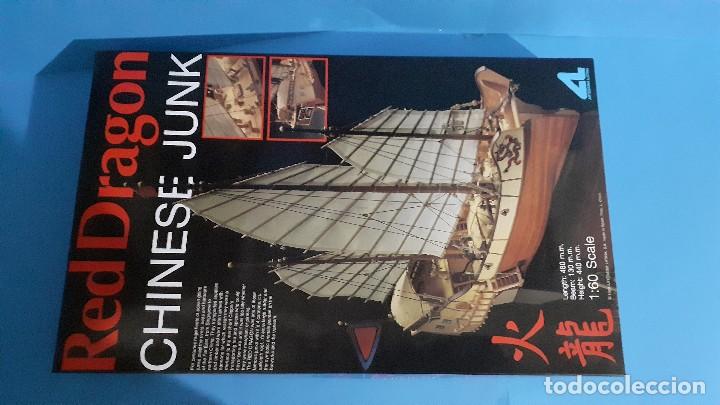 Maquetas: Maqueta del barco. Red drag&oacute;n. Chinese Junk. - Foto 10
