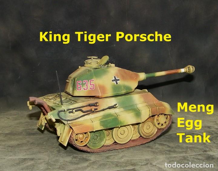 Maquetas: King Tiger Porsche, Meng Egg Tank mejorado - Foto 2