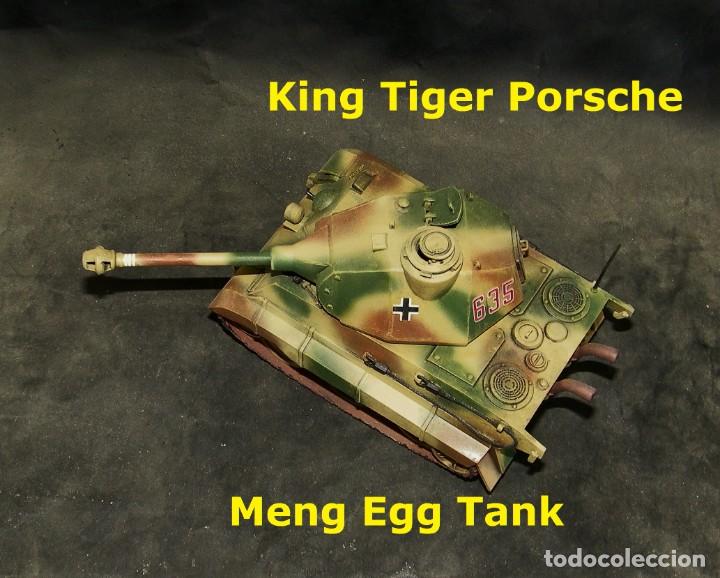 Maquetas: King Tiger Porsche, Meng Egg Tank mejorado - Foto 4