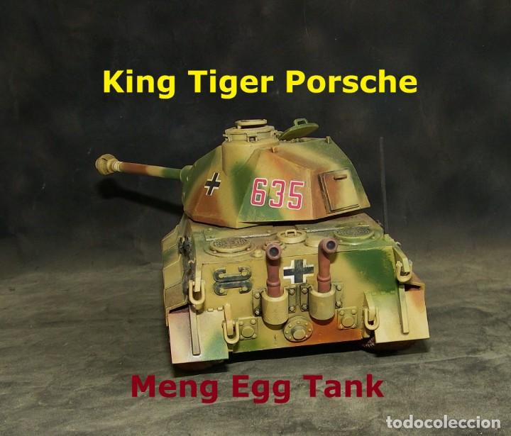 Maquetas: King Tiger Porsche, Meng Egg Tank mejorado - Foto 5