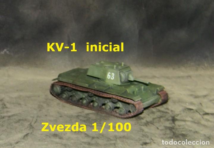 Maquetas: KV-1 inicial, Zvezda 1/100 - Foto 1