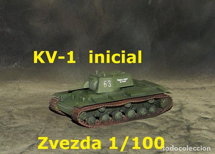Maquetas: KV-1 inicial, Zvezda 1/100 - Foto 2