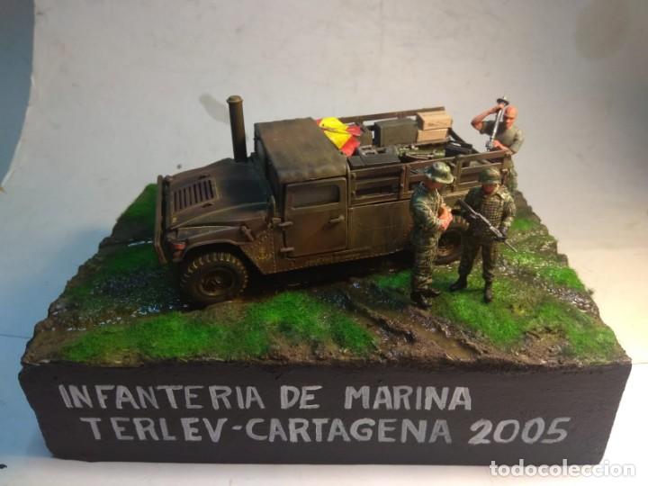 MAQUETA-DIORAMA-INFANTERIA DE MARINA-TERCIO DE LEVANTE-CARTAGENA 2005 (Juguetes - Modelismo y Radiocontrol - Maquetas - Militar)