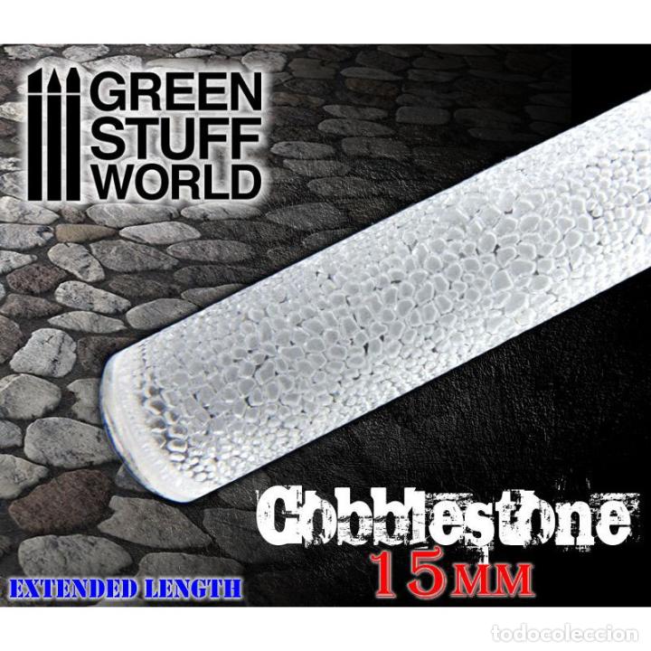 Maquetas: GREEN STUFF - RODILLO TEXTURIZADO COBLESTONE 15MM 1625 - Foto 1