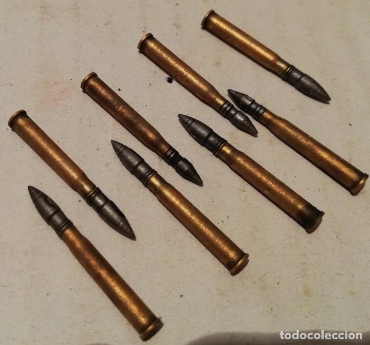 Maquetas: Lote munición proyectiles 1/35 montados y pintados - Foto 1 - 295707538