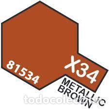 Maquetas: TAMIYA - X34 METALLIC BROWN - Foto 1