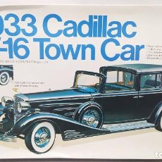 Maquetas: 1933 CADILLAC V-16 TOWN CAR DE ENTRY ESCALA 1/16. NUEVO, TODO PRECINTADO. Lote 297516313