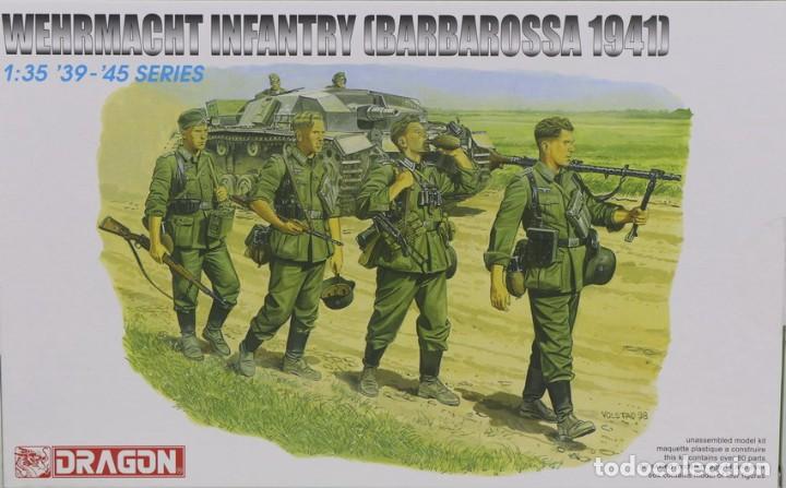 Maquetas: Maqueta figuras alemanas, infanter&iacute;a 1941, Barbarossa, ref. 6105, 1/35, Drag&oacute;n