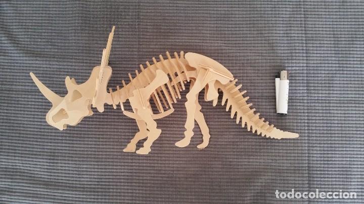 Maquetas: Maqueta Triceratops madera - Foto 1