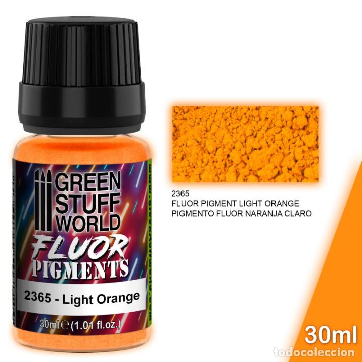 Maquetas: GREEN STUFF - PIGMENTO FLUOR NARANJA CLARO 2365 - Foto 1