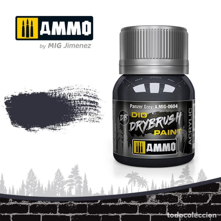Maquetas: AMMO - DRYBRUSH GRIS PANZER 40ML 0604 - Foto 1