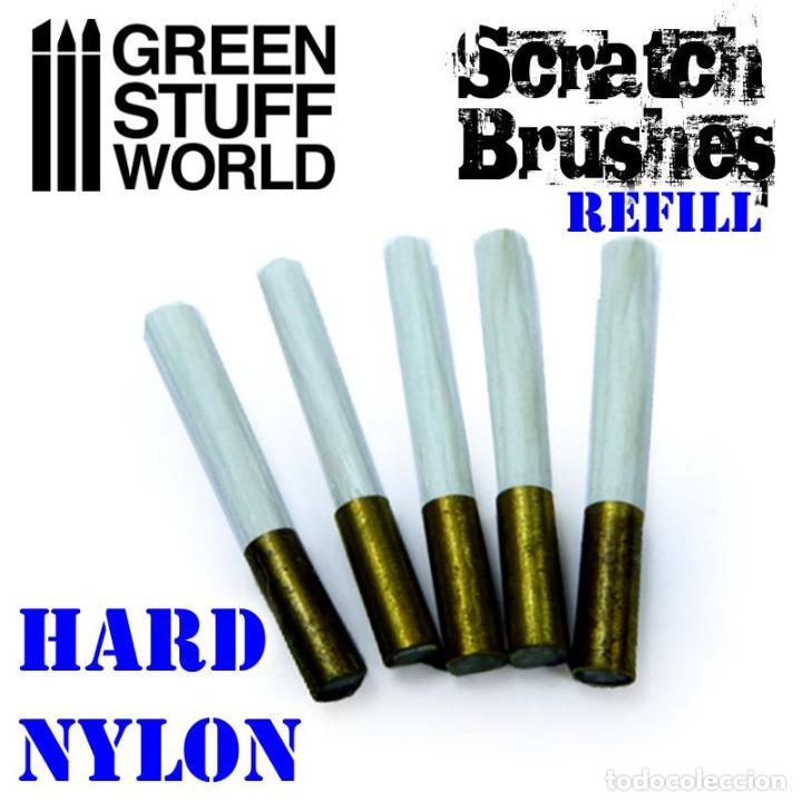 Maquetas: GREEN STUFF - HARD NYLON REFILL SCRATCH BRUSH 1655 - Foto 1