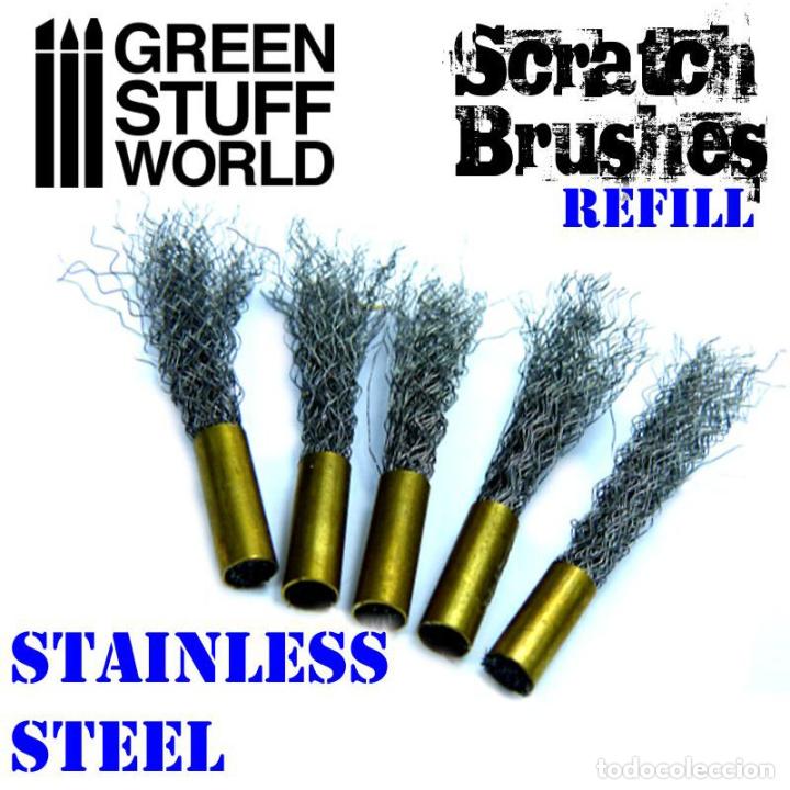 Maquetas: GREEN STUFF - STEEL REFILL SCRATCH BRUSH 1652 - Foto 1