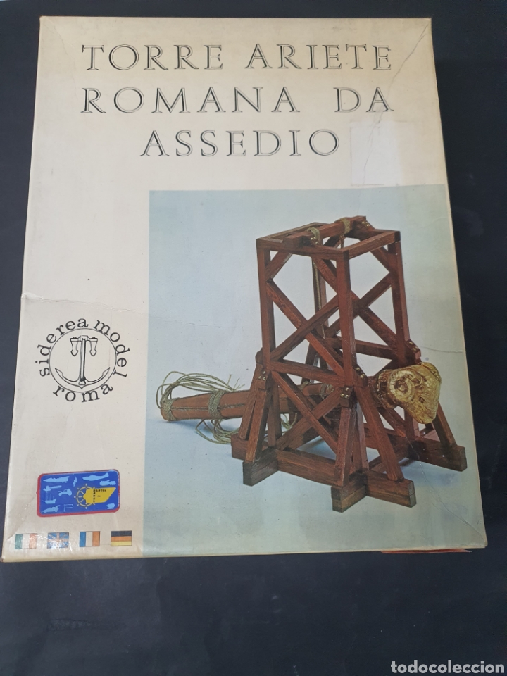 Maquetas: antigua maqueta torre romana assedio NUEVA . - Foto 1