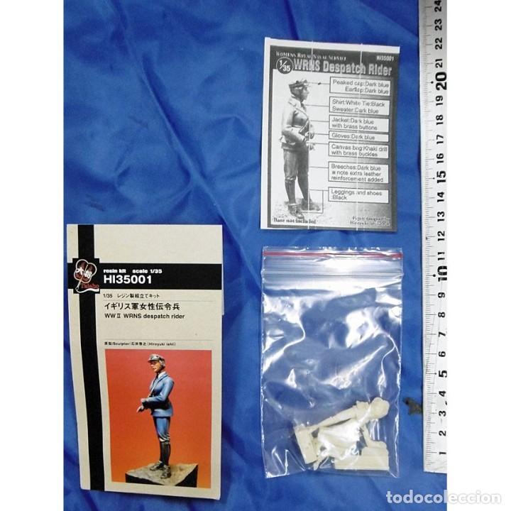 Maquetas: WRNS despatch rider INGLESA WWII YAHOO! 1/35 - Foto 2