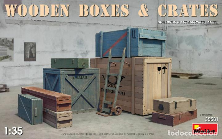 Maquetas: MINIART - WOODEN BOXES & CRATES 1/35 35581 - Foto 1