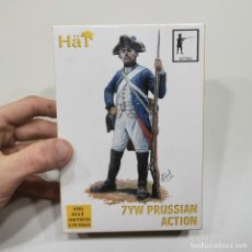 Maquettes: 7 YEARS PRUSSIAN INFANTRY ACTION - 8281 - 160 PIECES - 1/72 SCALE - HÄT - NUEVA / 36. Lote 315062473